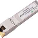 10G SFP+ to RJ45 Copper Modules, 1.25G/2.5G/5G/10GBase-T Ethernet Copper to SFP+ Transceiver Compatible for Ubiquiti Unifi UF-RJ45-10G /uacc-cm-rj45-mg (Cat 6a/7 or Better, 30-Meter)