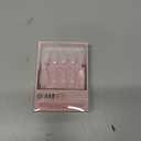 Glamnetic Press On Nails - Medium Almond Fake Nails, Milky Pink Nails, Blush Blanket | 15 Sizes - 30 Nail Kit with Glue | Gift for Mom