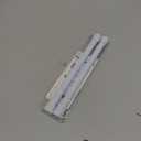 2 Pack Small Spring Tension Curtain Rod 8 to 12.5 Inch, Thin DIY Tension Rods No Drill for Slim Window Cupboard Closet Sidelights, White