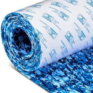 OCEANBROAD Self-Adhesive 96''x16''/23''/38''/47'' Camouflage Boat Flooring Non-Slip Traction Pad EVA Foam Sheet for Jon Boat Surfboard SUP Board Kayak, Camo Black/Blue/Green/Brown/Yellow/Gray (96''x22''-14.67sqft, Camo Blue)