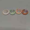 Tommee Tippee Breast-Like Pacifier, 0-6 Months, Symmetrical Design, Natural Breast-Like Baglet, BPA-Free Binkies, Rose/Green/Cream, Pack of 4