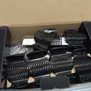 Conair Hot Rollers for Long, Medium & Short Hair, 12 Jumbo 1 " Heated Hair Rollers with Clips, Hot Curlers for Women, Volume & Curls, Black