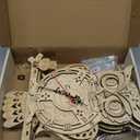 SYNARRY Wooden 3D Puzzles for Adults Model kit Owl Clock - Mechanical Model Building Kit DIY Hobbies for Kids Teens Men Women 126PCS Puzzle Craft Gift Home Decor for Easter/Valentines Day