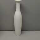White Ceramic Tall Floor Vase,19.7 Inch Large Decorative Vase for Home Decor, Living Room, Bedroom, Bathroom, Kitchen, Center pieces, Office, Minimalism Style Design for Pampas Grass Vase