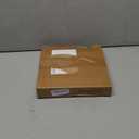 Chunful 5 Pcs Foldable Wooden Christmas Village House with LED Light String Paintable White Christmas Village House with 4 Pcs Xmas Trees Indoor for Home Mantel Tabletop Centerpiece Holiday Decoration