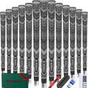 Gowolf Golf Grip Cord Rubber Multi-compound Golf Driver Irons Club Choose 13 Grips with 15pcs Tapes Or Full Kit choose one