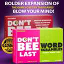 QUOKKA Family Word Games for Adults and Kids - Guess-in-Seconds Fun Spelling Slap Card Game for 2-6 Players - Hilarious Board Game for Family Night Ages 7+ to Make Your Brain Go Bananas