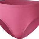 Hanes Girls' Organic Underwear, Brief & Hipster, Toddler & Girl Sizes, Pure Comfort Organic 100% Cotton Panties, 8-pack (Pink, L)