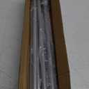 Curtain Rods for Window 32 to 78, Silver 5/8 inch Splicing Single Window Curtain Rod Set with Brackets