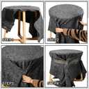 Newwiee 24 Pieces Textile Moving Blankets Bulk 54 x 72 Inch Furniture Blanket High Tensile Strength Pads Shipping Packing Blanket for Moving Furniture Floors Moves and Storage Equipment (Grey)