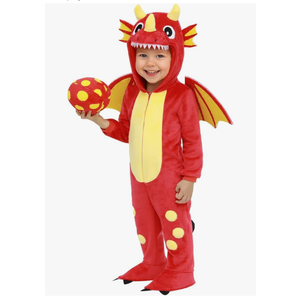 Dinosaur & Monster Costume for Toddlers - 3D Animal Hooded Dress-Up Outfit for Halloween, Cosplay & Parties Small
