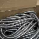 BIONIC STEEL 100 Ft Metal Garden Hose with Sprayer Nozzle, Non Kinking Designed Stainless Steel Heavy Duty Water Hose 100 Ft x 5/8 in. Flexible NON Expandable for Uninterrupted Water Flow, 500 PSI