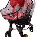 Stilnati Car Seat Rain Cover Universal Baby Stroller Accessory for Any Type of Car Seat Waterproof Compatible with Doona Stroller Protect from Dust Snow Wind 1 Pcs