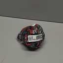 AIMCOO Women's Floral Print Deep V-Neck Romper Double Layer Ruffle Hem Jumpsuits Long Baggy Sleeves Waist Tie Short Rompers (Medium)