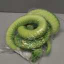 Snake Plush, 71 in Stuffed Snake Animal, Large Toy Snakes for Kids, Giant Stuffed Animals Snake, Lifelike Plush Snake for Birthday Present Party Prank Prop (Green)