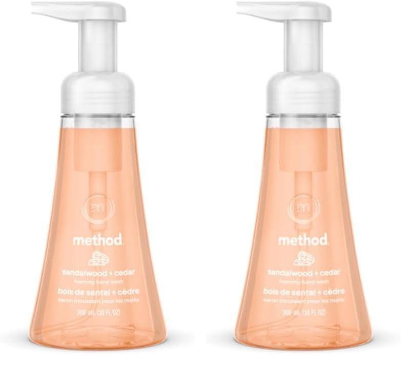 Method Foaming Hand Wash Sandalwood + Cedar 10FO 6ct NA (Pack of 2)
