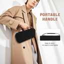 XINGFUDAO Lightweight Carrying Case Compatible with Nintendo Switch 2 (2025), Travel Bag for Up to 12 Game Cards, Protective Cover for Switch 2, Black