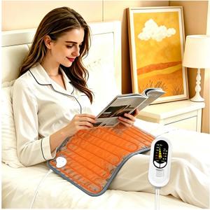 Electric Heating pad with 6 Heat Settings, Auto Shut Off, Dry Electric Heating for Back Neck Knee Arms Legs Shoulder Heat Pads for Christmas Birthday Father Mother's Day (23.8"X11.8", Gray Green)