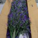 Lunmon 4 FT Artificial Lavender Topiary Trees Set of 2, Faux Potted Plants Boxwoods for Outdoor Fake UV Resistant Greenery Shrubs Bushes for Indoor Home Porch Garden Yard Patio Decor(Purple)