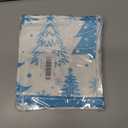 2 x Lanpn White and Blue 16x16 Christmas Pillow Covers Set of 4, Decorative 16 Inch Winter Snowflake Throw Pillow Case Xmas Cushion Cover for Indoor Home Sofa Light Blue