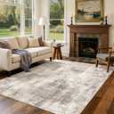 DMOYEST 10x12 Area Rug for Living Room Washable Abstract Indoor Carpet