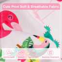 Dog Pajamas Spring Summer Pet Clothes for Small Dogs Girl Boy Soft Stretchy Puppy Clothes Cat Pjs Pet Jammies Outfit (Flamingo, Small)