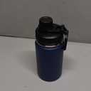 12 oz Water Bottle,Small Insulated Water Bottle, Stainless Steel Small, Leak Proof with Chug Lid, Wide Mouth BPA Free Double Wall Vacuum (Navy Blue)