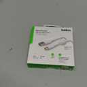 Belkin USB A to USB C Cable, 6.6ft, 15W - Type C Charger, iPhone Charger Cord, Soft, Braided, Flexible for iPhone 16 & 15, Galaxy S25, Pixel 9, iPad Pro, Airpods Pro, Switch & More - White