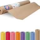 IDL Packaging 24" x 2160" (180 feet) - Brown Kraft Paper Roll - 30lb Thickness - Quality Paper for Packing, Moving, Shipping, Crafts - 100% Recyclable Natural Kraft Wrapping Paper