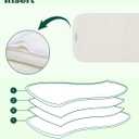 Babygoal Cloth Diaper Inserts 12pcs, 4 Layers Rayon from Bamboo Inserts for Cloth Diapers and Cloth Diapers Covers