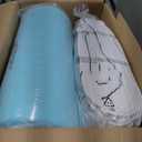 MASVIS King Size Dual Layer 4 Inch Memory Foam Mattress Topper, 2 Inch Gel Memory Foam and 2 Inch Cooling Pillow Top Mattress Pad Cover for Back Pain, Medium Support