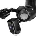 Eave Mount for Ring Floodlight Cam Wired Pro & (2nd Gen) / Plus, Ring Smart Lighting Floodlight Wired, Blink Wired Floodlight Camera, Wyze Flood Light Cameras V2/ Pro, and Roku Flood Light Cam - Black