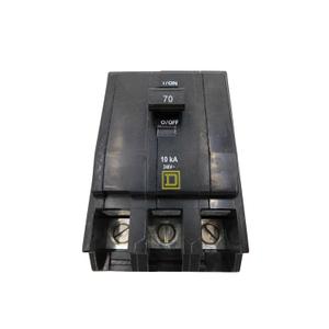 Square D Bolt On Circuit Breaker, 70 Amps, Number of Poles: 3, 240VAC AC Voltage Rating - QOB370