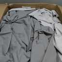 NICETOWN Natural Linen Curtains 100% Blackout for Sliding Glass Door 2 Panels W66 x L96, Pinch Pleated Linen Blend Window Treatments Sound Reducing Room Divider for Bedroom/Living Room