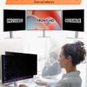 [2 Pack] 21.5 In 16:9 Magnetic Privacy Screen Filter for Frameless Monitor