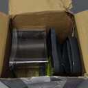 Mueller Pro-Series 10-in-1, 8 Blade Vegetable Chopper, Onion Mincer, Cutter, Dicer, Egg Slicer with Container, French Fry Cutter Potato Slicer, Home Essentials, Salad Chopper,Gray/Green