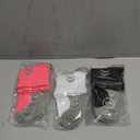 QUXIANG Compression Socks for Women & Men Circulation 3/6/7 Pairs Arch Ankle Support 15-20 mmHg Best for Running Cycling (Small-Medium, 18-black/White/Pink)