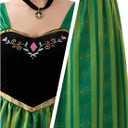 Spooktacular Creations Adult Princess Costume, Halloween Women Coronation Dress Costume, Green Princess Dress (Green, XXL)