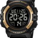 Kids Watch, Boys Watch for 3-15 Year Old Boys, Digital Sport Outdoor Multifunctional Chronograph LED 50 M Waterproof Alarm Calendar Analog Watch for Children with Silicone Band, Kids Gift