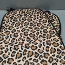 Leopard Car Seat Covers Full Set, Cheetah Print Auto Seat Cushion Protector, Animal Print Interior Accessories for Women, Universal Fit Non Slip Washable Seat Covers for SUV Truck Sedan