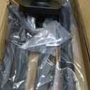 Gladiator Joe Steel Reinforcement Bracket Mount Plate for Thin, Glass, and Other Fragile Table Tops, Clamp Compatible with Most Monitor Stand rectangle-Clamp Installations, Black, GJLXMA-06