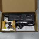 Diamond Tester Pen, Professional Jewelry Diamond Tester with 60X Jewelry Loupe Magnifier, Diamond Selector for Novice and Expert (Non-Rechargeable) (Black)