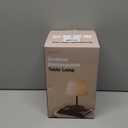 Cordless Touch Table Lamp, 4000mAh Rechargeable Small Desk Lamp with 3 Color Temperatures & Stepless Dimming, Portable LED Bedside Lamp for Bedroom, Living Room, Patio & Camping, Wood Grain