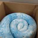 Novilla Memory Foam Mattress Topper Twin - 2 Inch Cooling Gel Infused Memory Foam | Slow-Rebound Pressure Relief | CertiPUR Certified | Comfort for Sleeper Sofa, RV, Camper, Dorm Room (Blue)