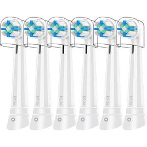 iO Replacement Heads Compatible with Oral b iO 2/3/4/5/6/7/8/9/10 Series Electric Toothbrush,Toothbrush Heads with Medium-Hard Bristles for Plaque Removal & Teeth Care