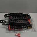 Shemira Christmas Train Set, Train Toys for Boys Girls,Toy Train with Light Smoke and Sound, Steam Train Set for Around Christmas Tree, Toys Gifts for 3 4 5 6 7 8+ Year Old Kids (Black)