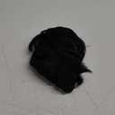 Linfairy Short 80's Costumes Men's Disco Dirt Bag Wig & Moustache Halloween Cosplay Costume Black Wig