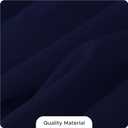 Fitable 8 Pack Round Tablecloths: Stain Resistant Wrinkle Free Circle Table Clothes, Washable Reusable Polyester Table Covers for Wedding Party Birthday Banquet Reception(Navy, 84 Inch)