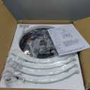 Black Flush Mount Ceiling Light Fixture, 4-Light Modern Entryway Light Fixture Ceiling Mount, Close to Ceiling Light Fixtures, Kitchen Lighting Fixtures Ceiling Lights for Bedroom Bathroom Hallway