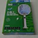 Fly Swatter and Bug Zapper 2-in-1 - Rechargeable Mosquito Zapper with Kill Counter, High-Voltage Fly Killer and UV Light Mosquito Trap for Indoor and Outdoor Pest Control